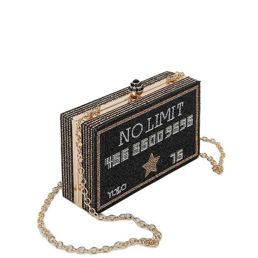 Black Credit Card Clutch